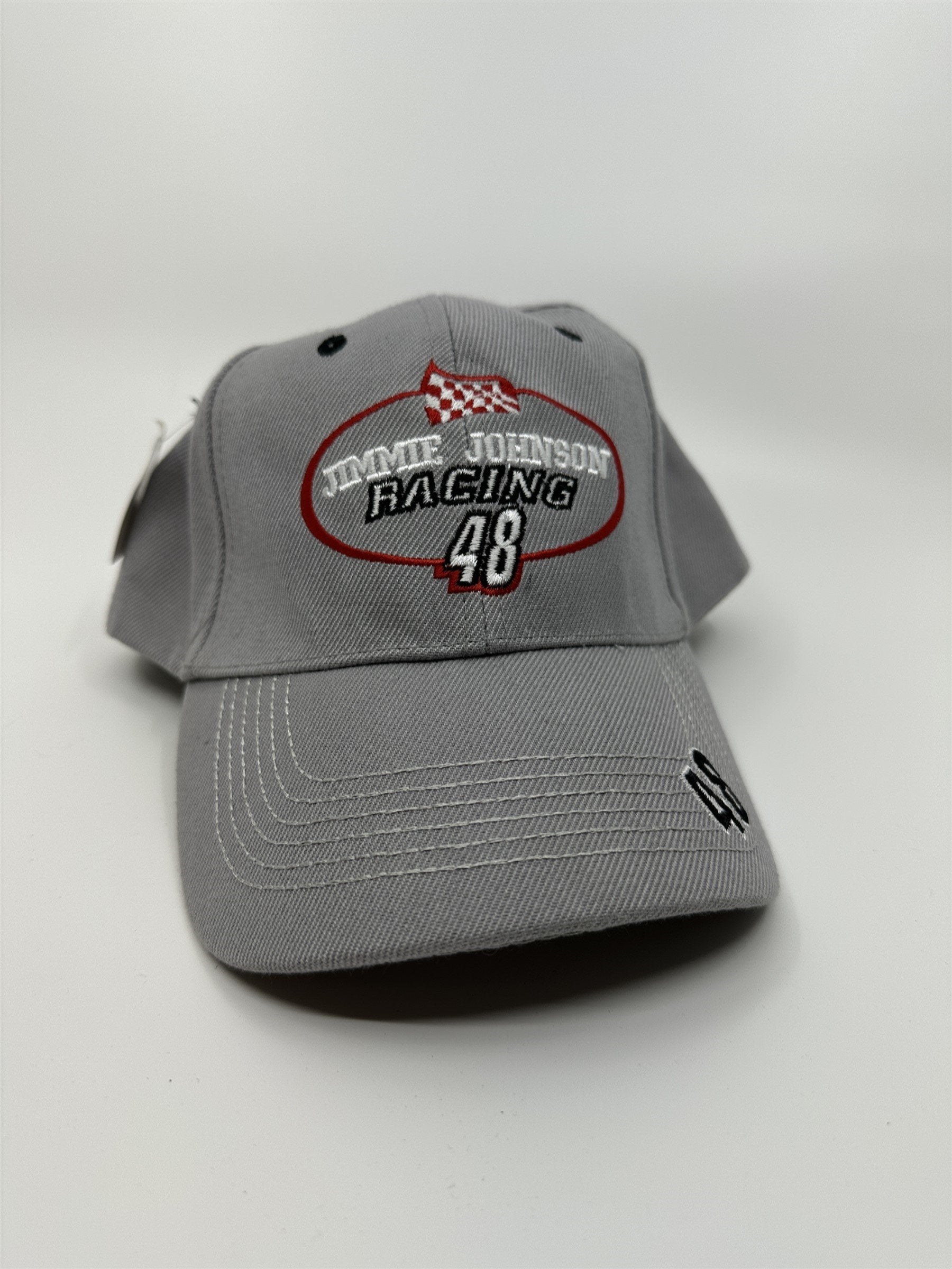Unisex Gray NASCAR 48 Jimmie Jonson Racing Hat Adjustable Cap NWT *SEE DESC