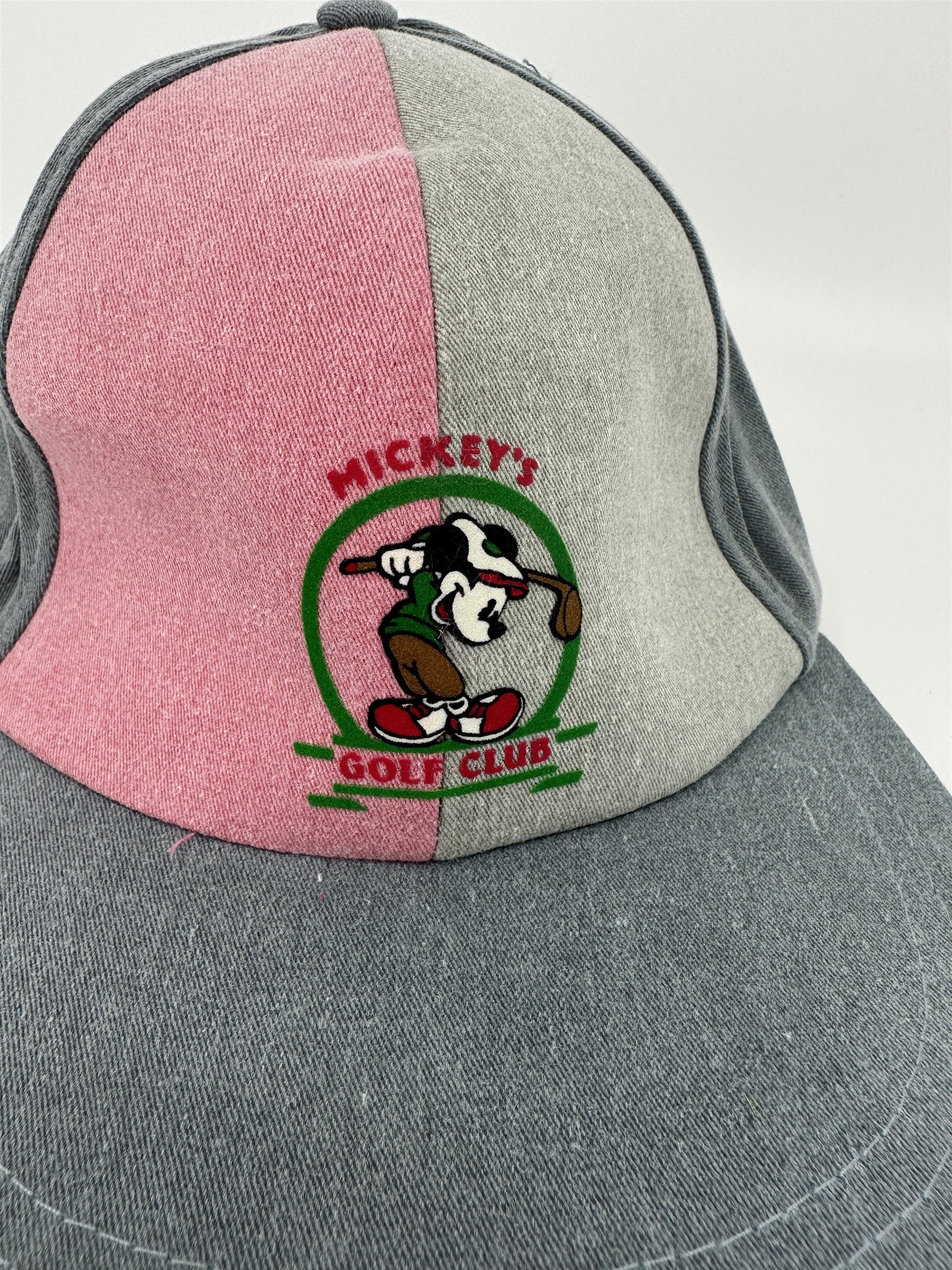 Vintage Mickey's Golf Club Adjustable Disneyana Hat
