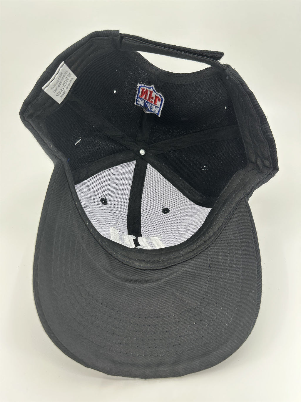 NY Giants Throwback Hat Vintage 90s Style NFL Football Adjustable Cap Black