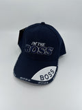 NWT Blue "I'm The Boss" Adjustable Hat