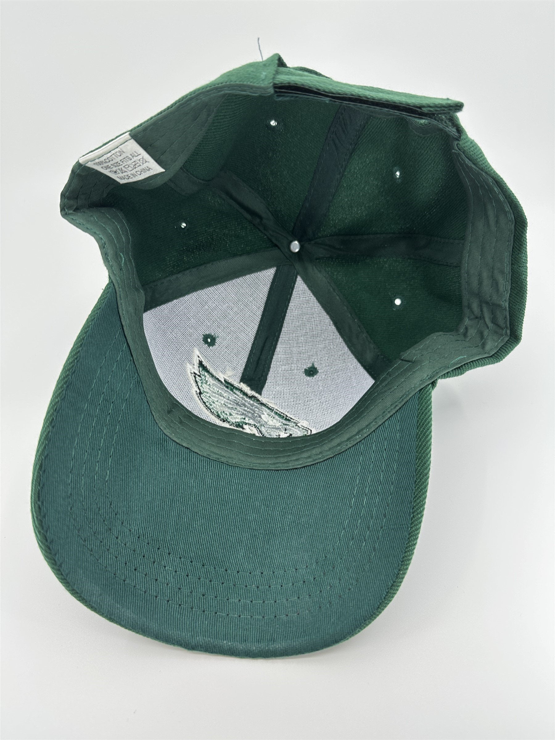 VTG Eagles Hat Kelly Green Color Block THE GAME style Snapback 90s