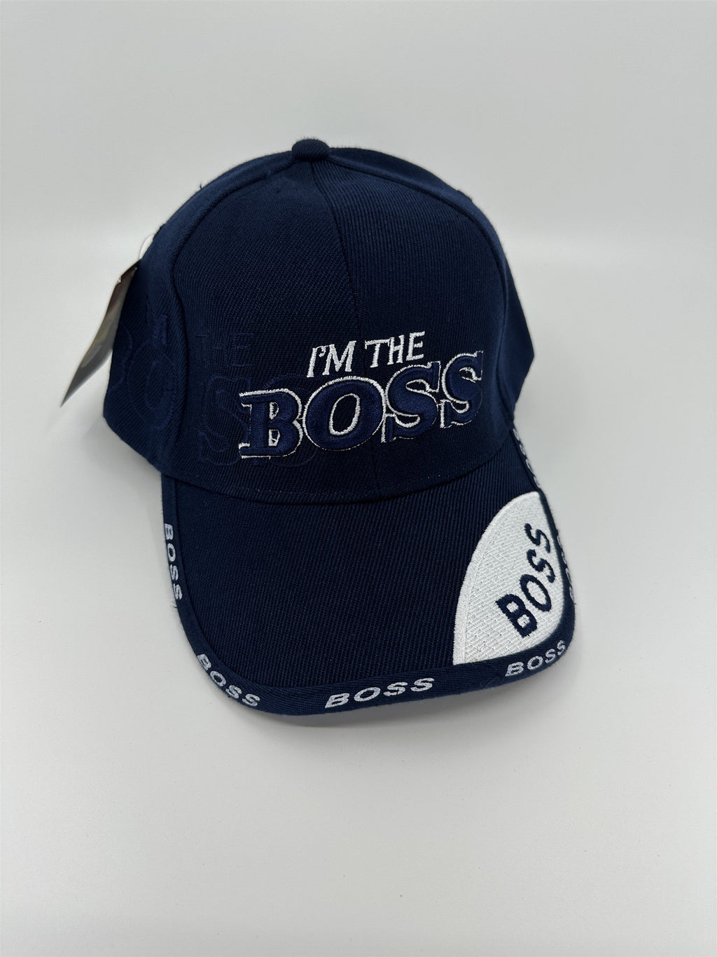 Funny BBQ Dad Hat "I'm The Boss" Embroidered Adjustable Cap NWT Fathers Day