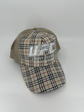 UFC Hat Adjustable Tan DISTRESSED Fight Worn Style MMA Cap READ