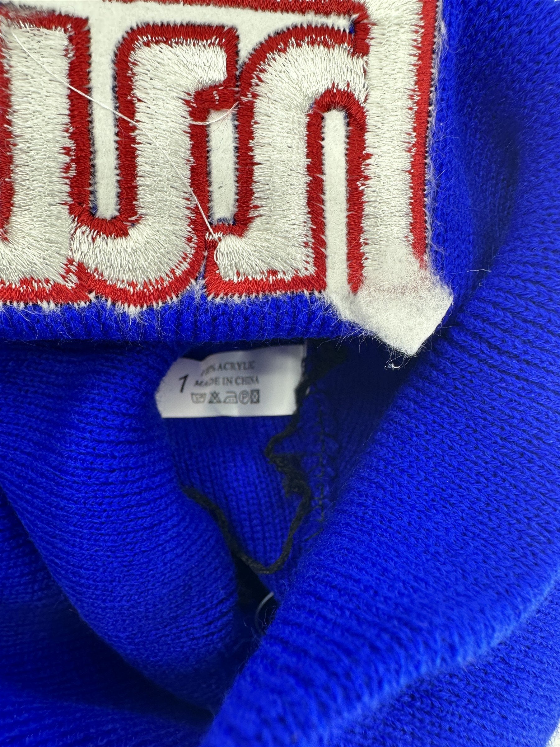 Royal Blue NY Hat Pull On Beanie One Size Cap NWOT