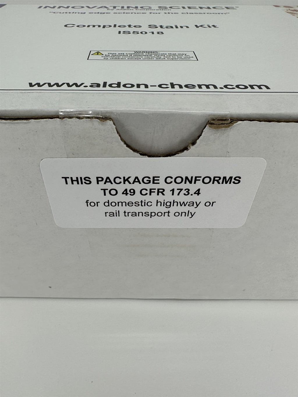 Innovating Science Complete Stain Kit IS5018 Aldon Corporation Chem Set of 19