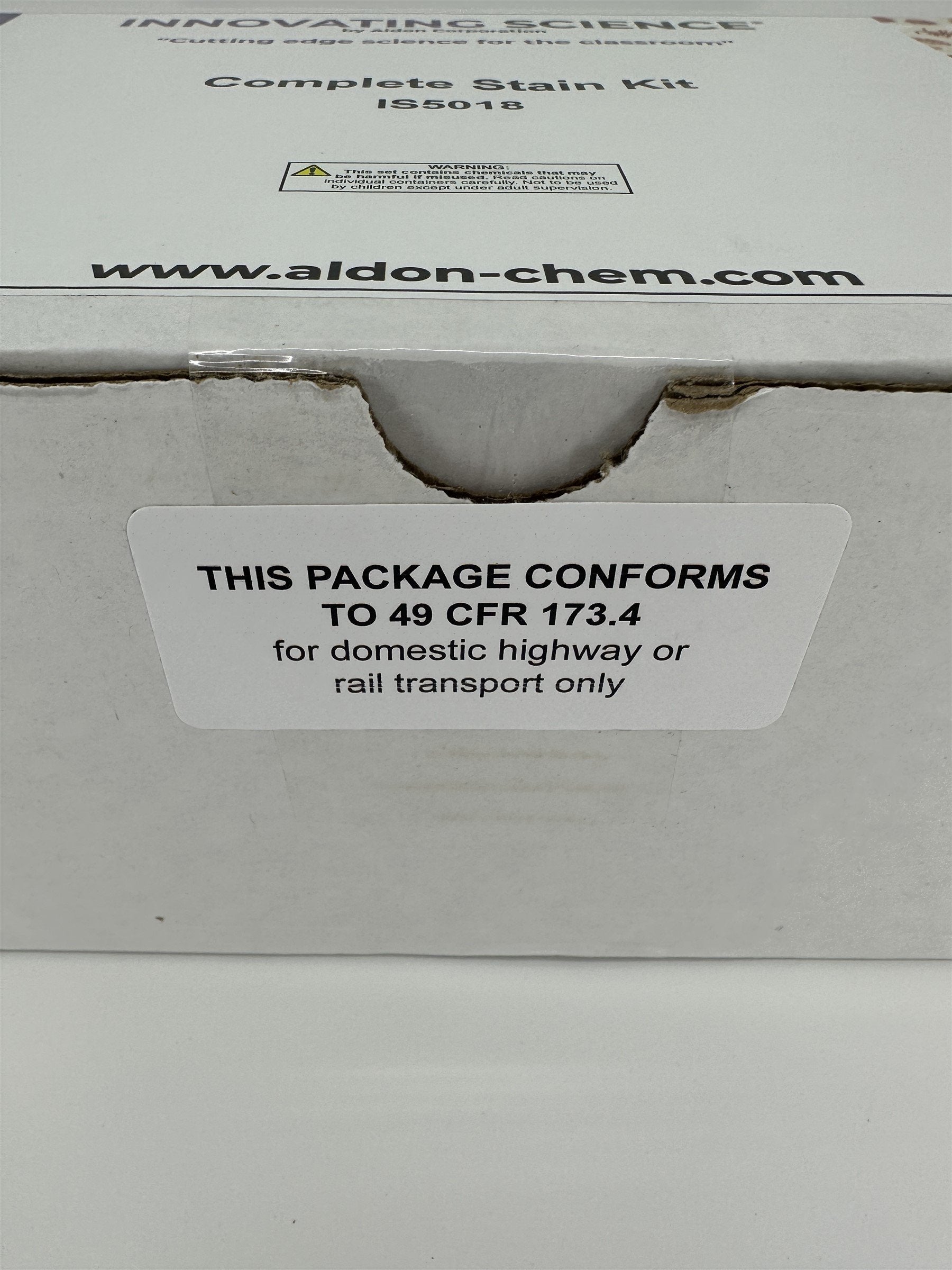 Innovating Science Complete Stain Kit IS5018 Aldon Corporation Chem Set of 19