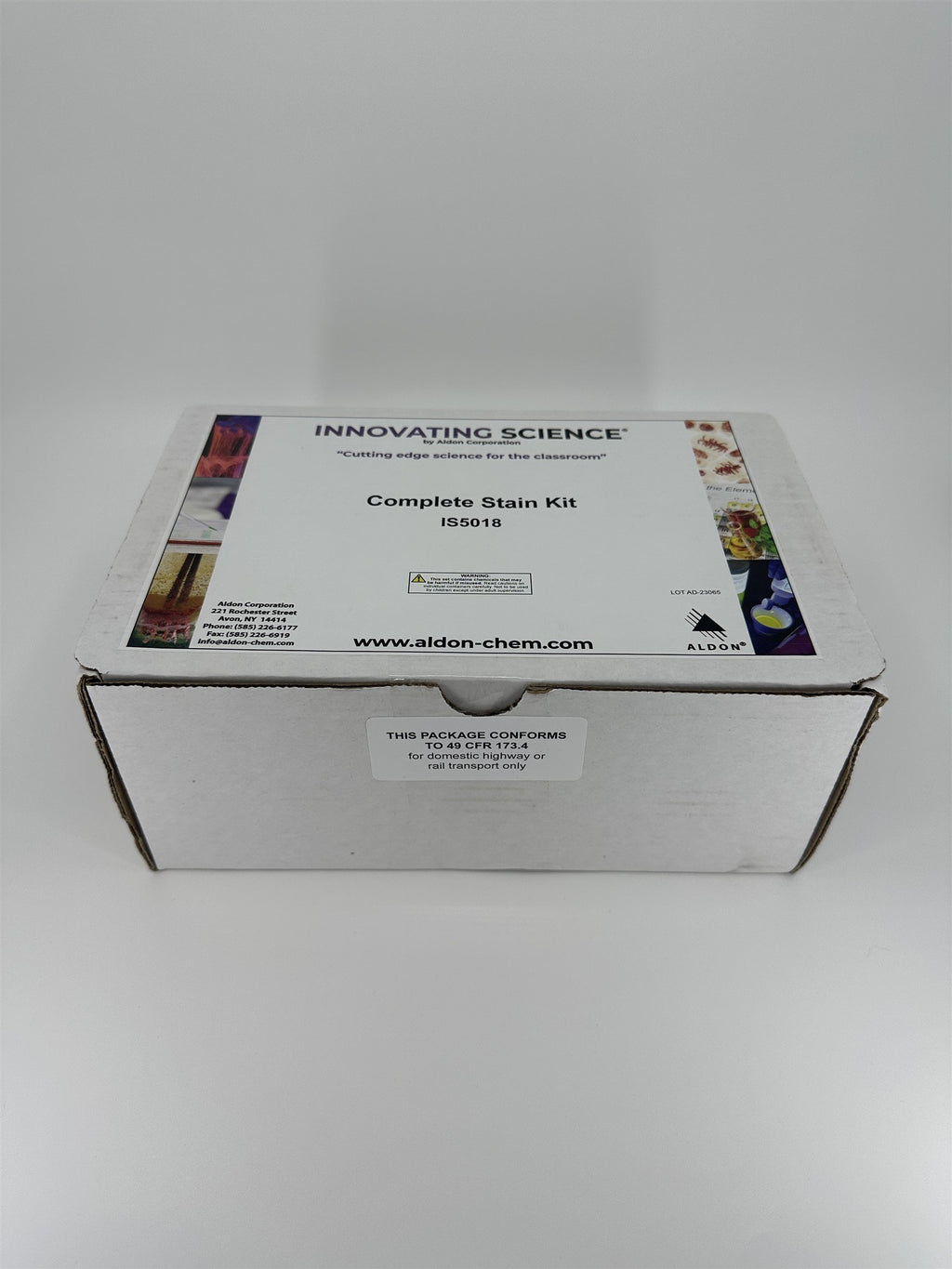 Innovating Science Complete Stain Kit IS5018 Aldon Corporation Chem Set of 19