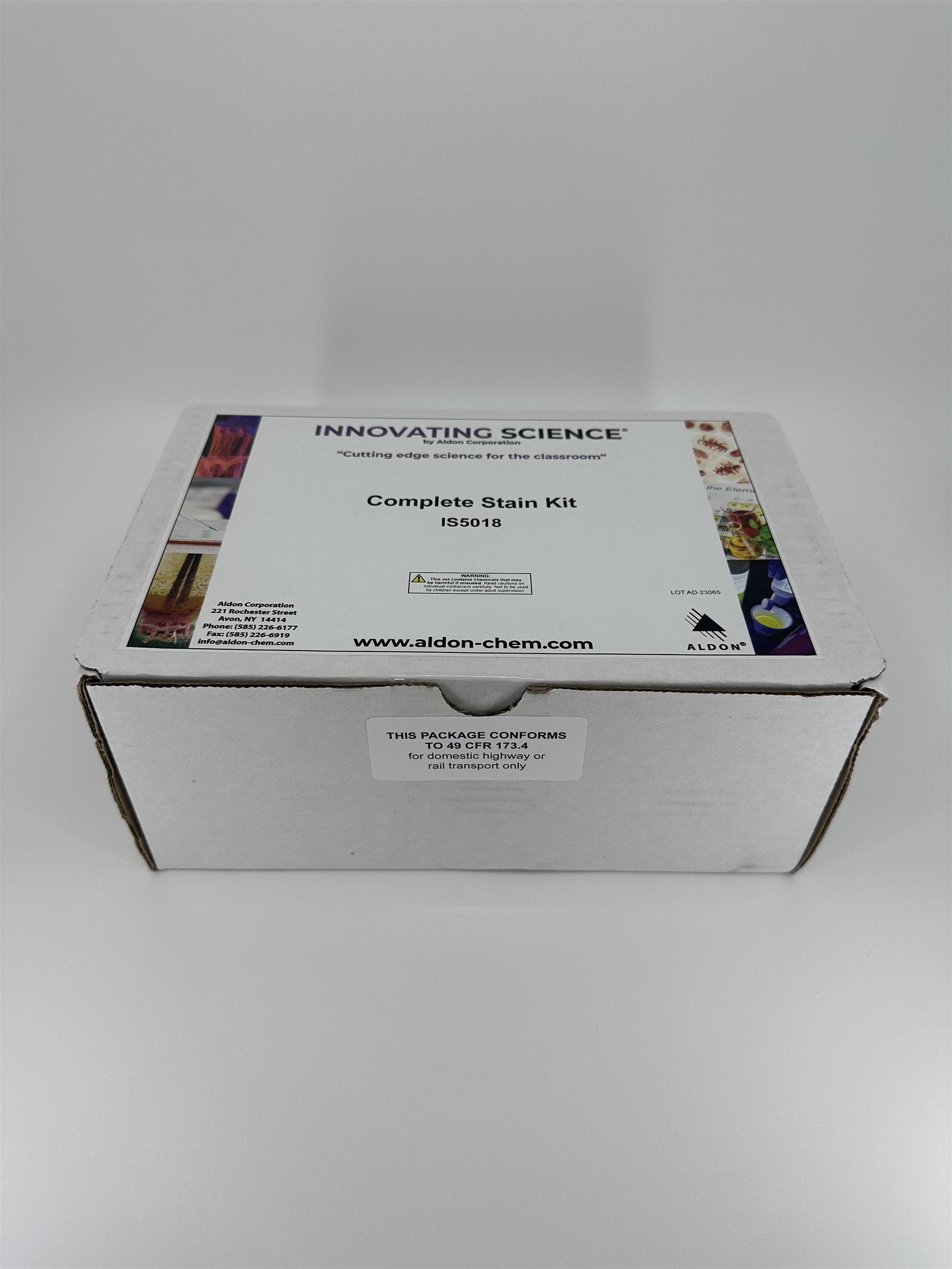 Innovating Science Complete Stain Kit IS5018 Aldon Corporation Chem Set of 19