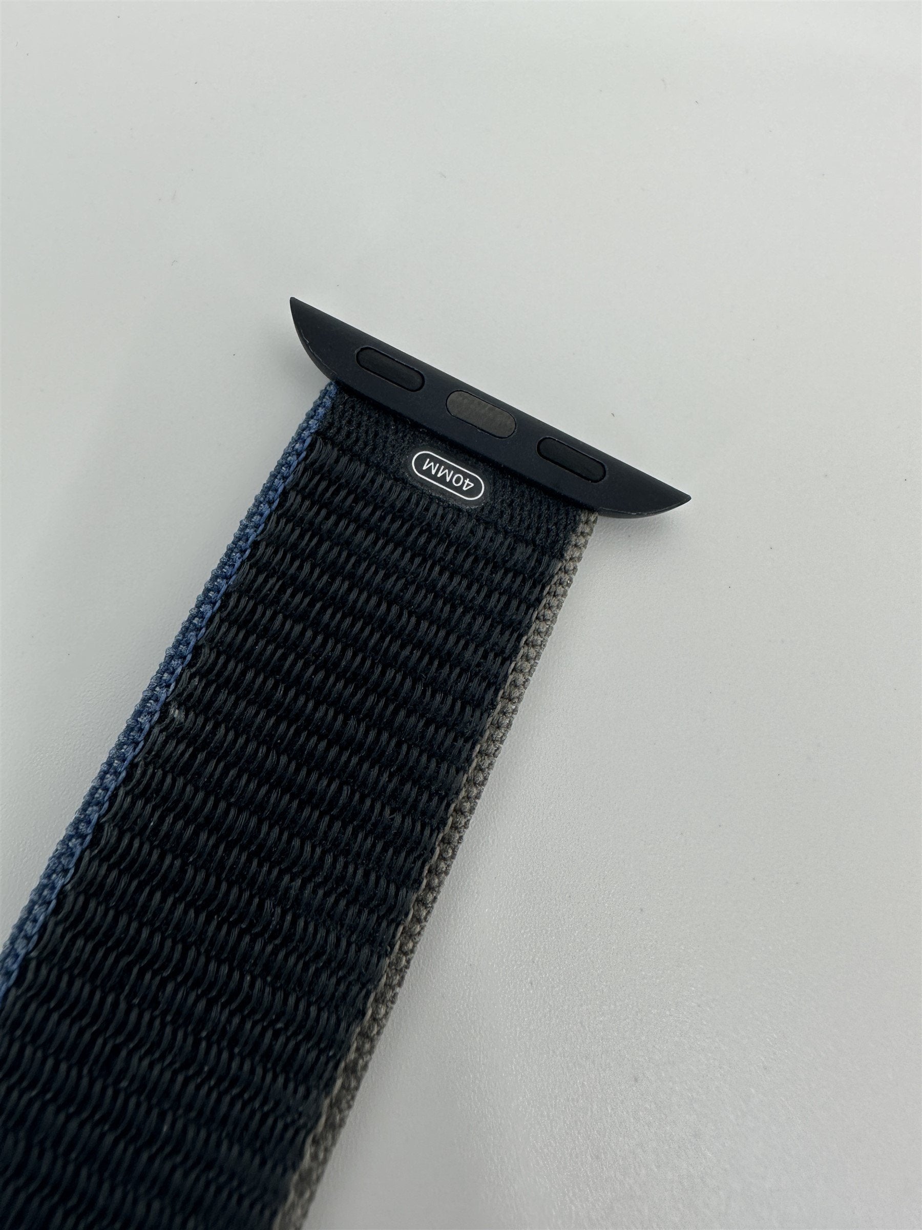 Apple Watch Sport Loop Band - Charcoal (/w Green and Blue Trim) - 40mm