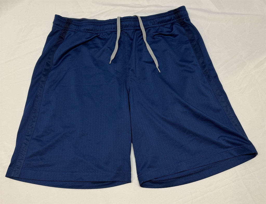 Under Armor Mens Basketball Active Athletic Mesh Shorts Size XL Navy Blue Gym