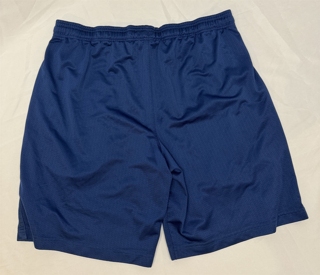 Under Armor Mens Basketball Active Athletic Mesh Shorts Size XL Navy Blue Gym