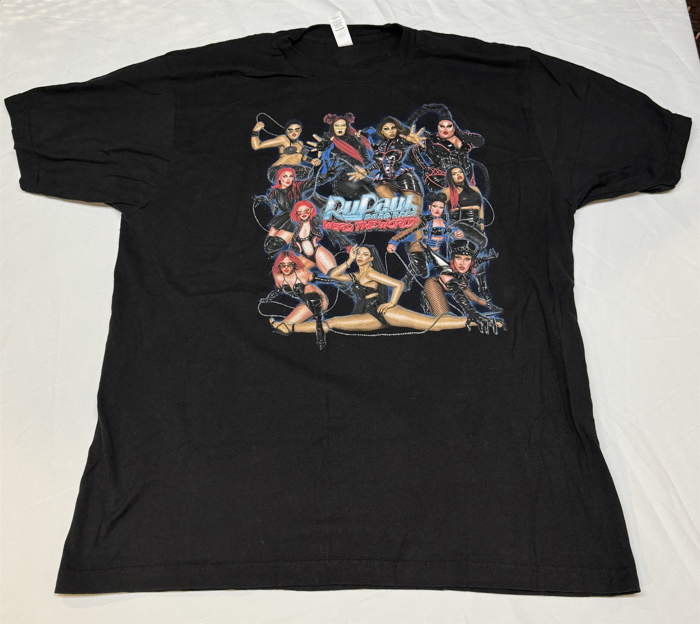RuPaul's Drag Race 2023 Werq The World Tour Shirt Mens Size XL