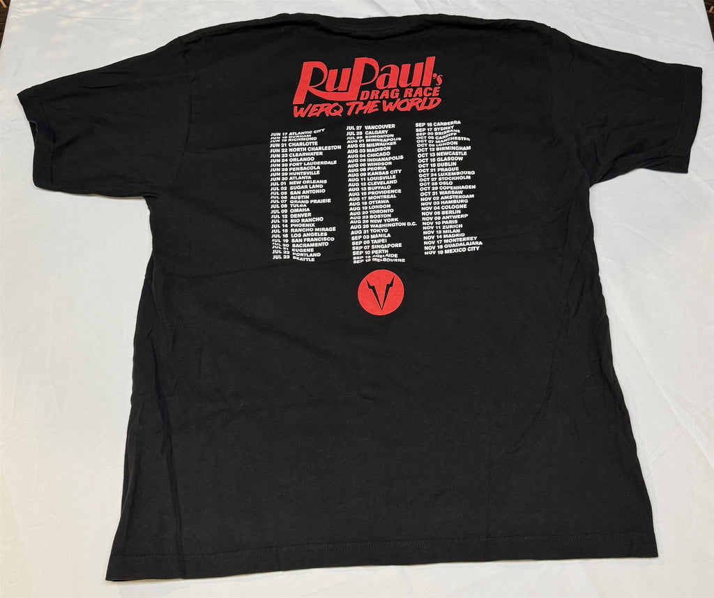 RuPaul's Drag Race 2023 Werq The World Tour Shirt Mens Size XL