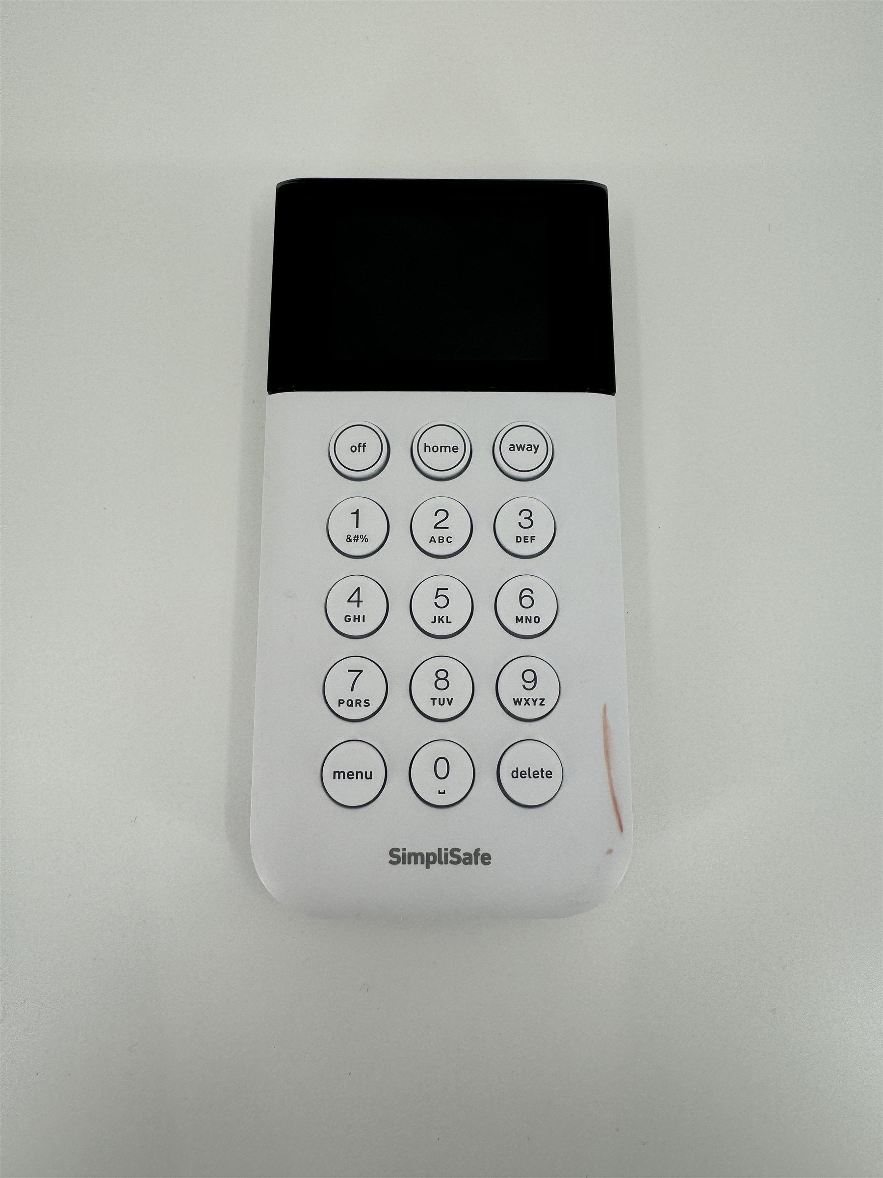 SimpliSafe SSKP3 Keypad for Arming/Disarming/Panic *CORROSION SEE DESC*