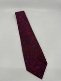 Tommy Hilfiger Red and Blue Paisley Pattern Professional Mens Neck Tie