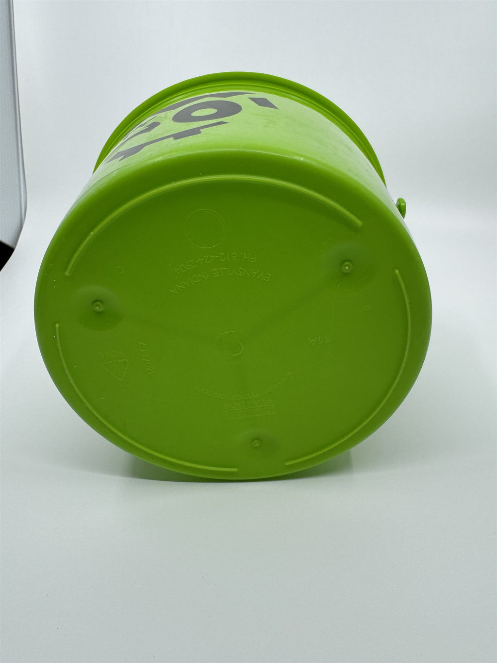 2023 McDonald's Monster Pail Green Happy Meal Toy With Stickers