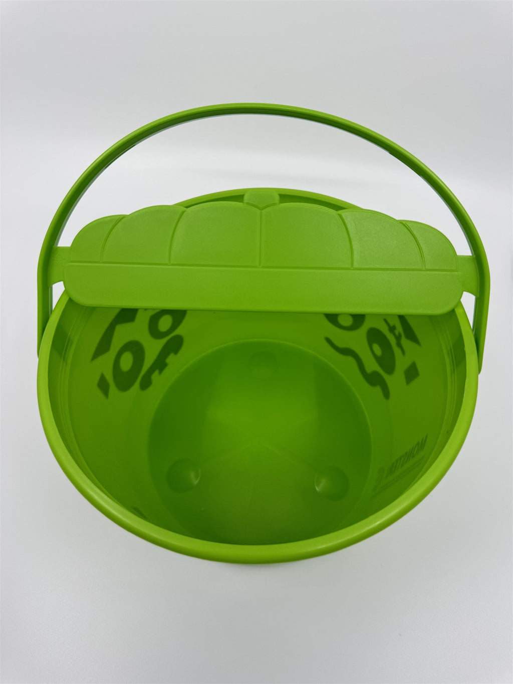 2023 McDonald's Monster Pail Green Happy Meal Toy With Stickers