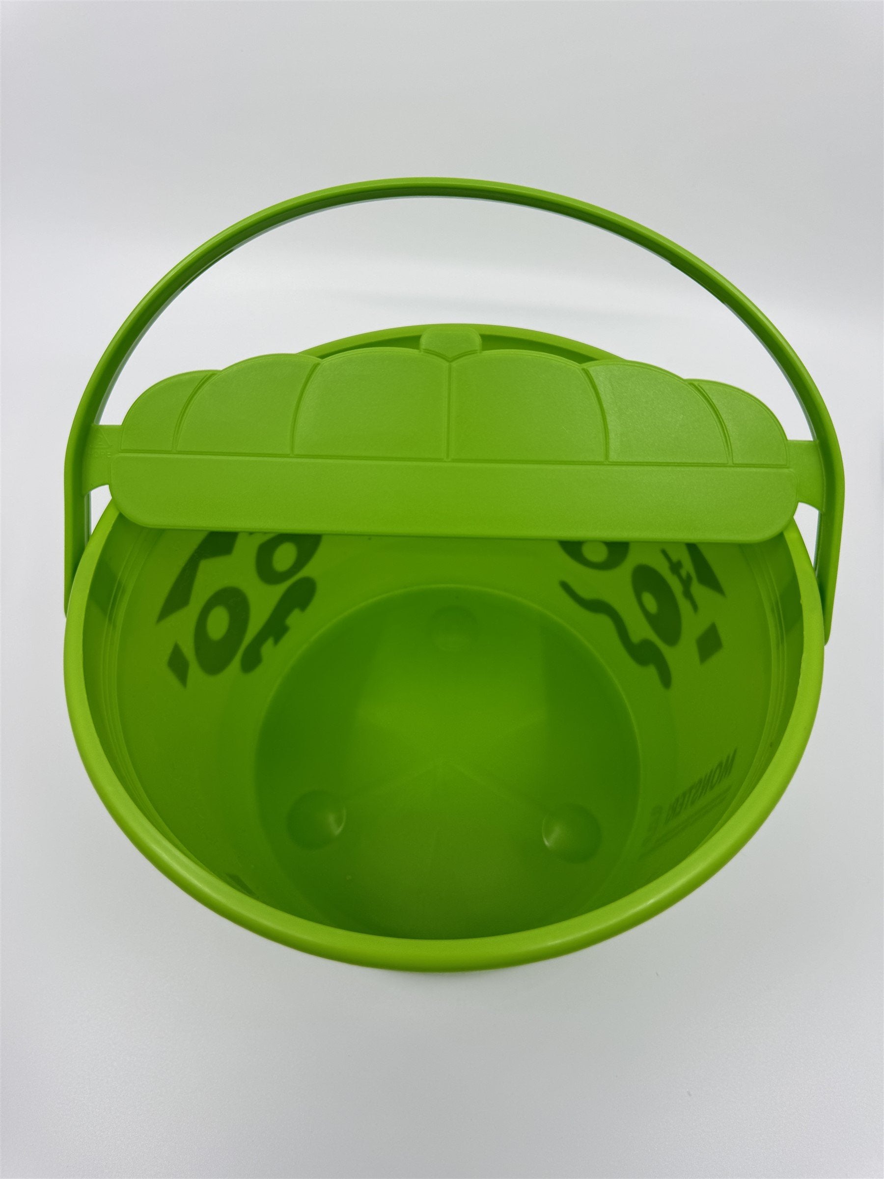 2023 McDonald's Monster Pail Green Happy Meal Toy With Stickers