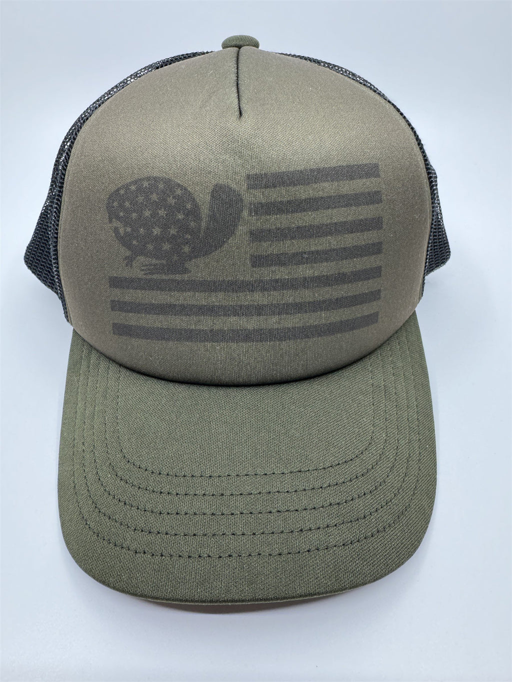 Duluth Trading Co Mens Marsh Olive Green Go Buck Naked Truck Stop Hat Beaver NWT
