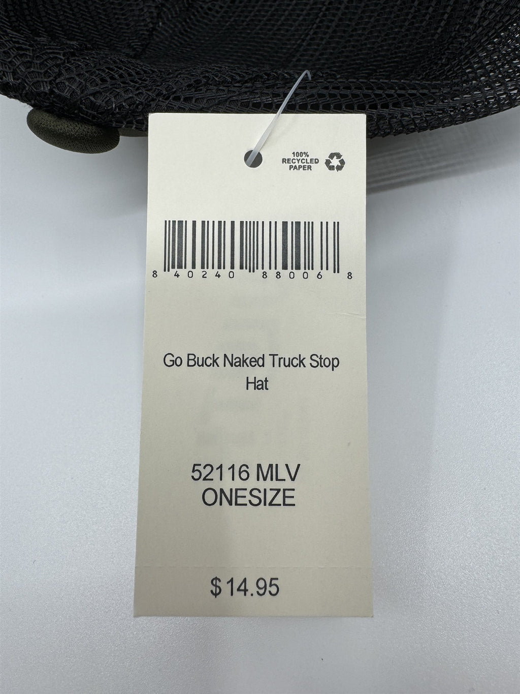 Duluth Trading Co Mens Marsh Olive Green Go Buck Naked Truck Stop Hat Beaver NWT