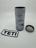 YETI Stash Can 12oz Slim w/ Sticker, Personal Aluminum Can Storage/Coin Bank