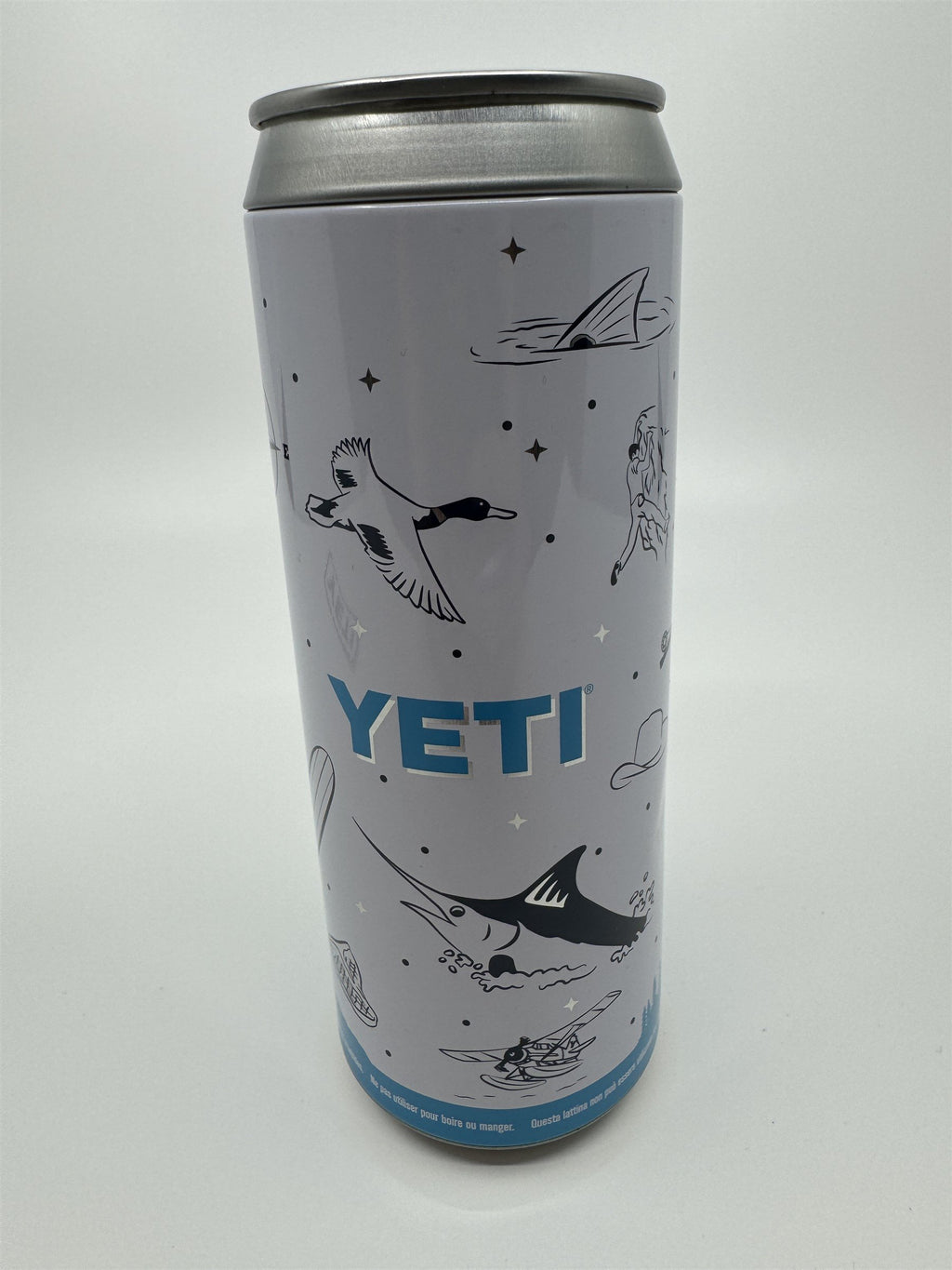 YETI Stash Can 12oz Slim w/ Sticker, Personal Aluminum Can Storage/Coin Bank