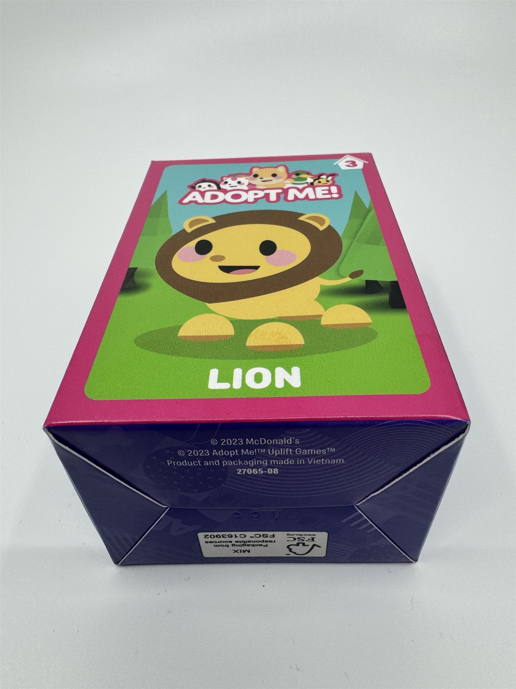 McDonald's Happy Meal Toys 2024 Adopt Me Toy #3 Lion NIB