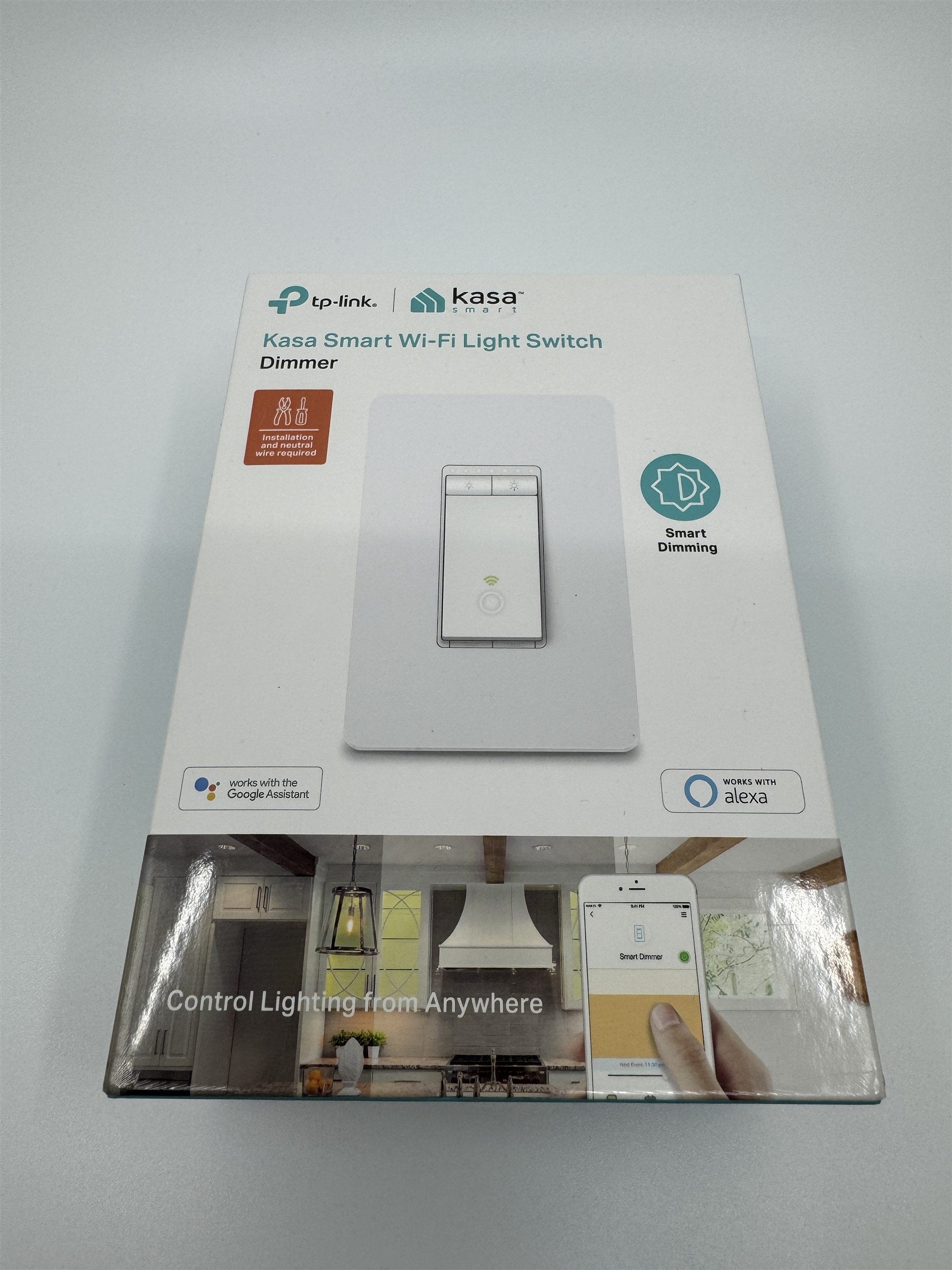 TP-LINK Kasa Smart Wi-Fi Home Light Dimmer Switch HS220 /w App