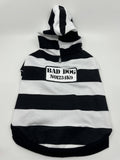 Prisoner Jailbird "Bad Dog" Dog Sweater Outfit by Woof Striped Costume MEDIUM