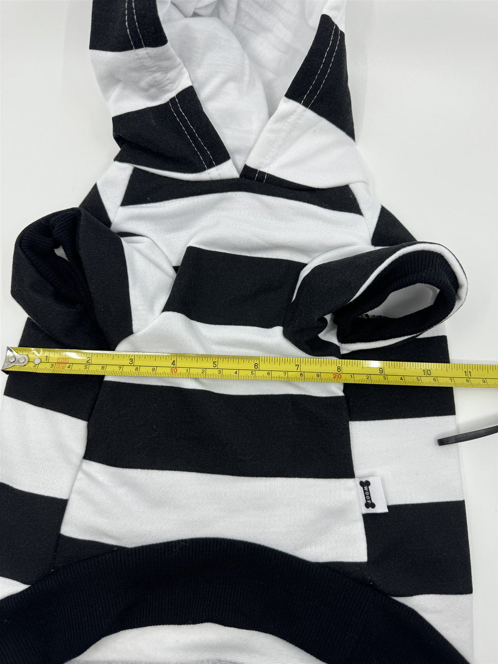Prisoner Jailbird "Bad Dog" Dog Sweater Outfit by Woof Striped Costume MEDIUM