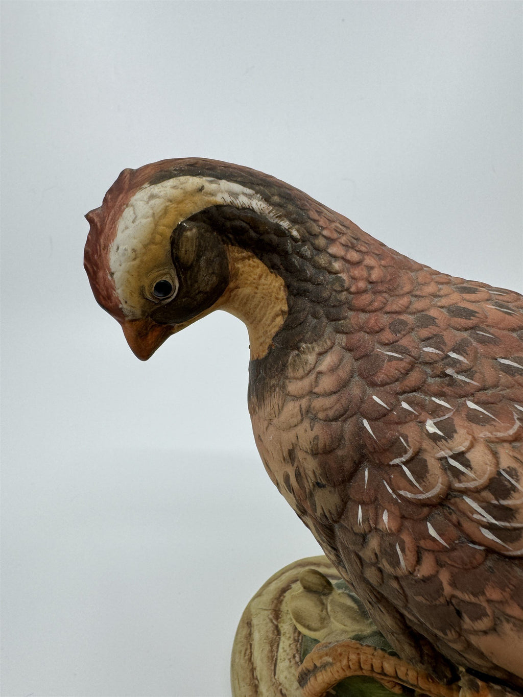 Vintage Andrea by Sadek Bisque Porcelain Bob White Figurine Birds Made In Japan