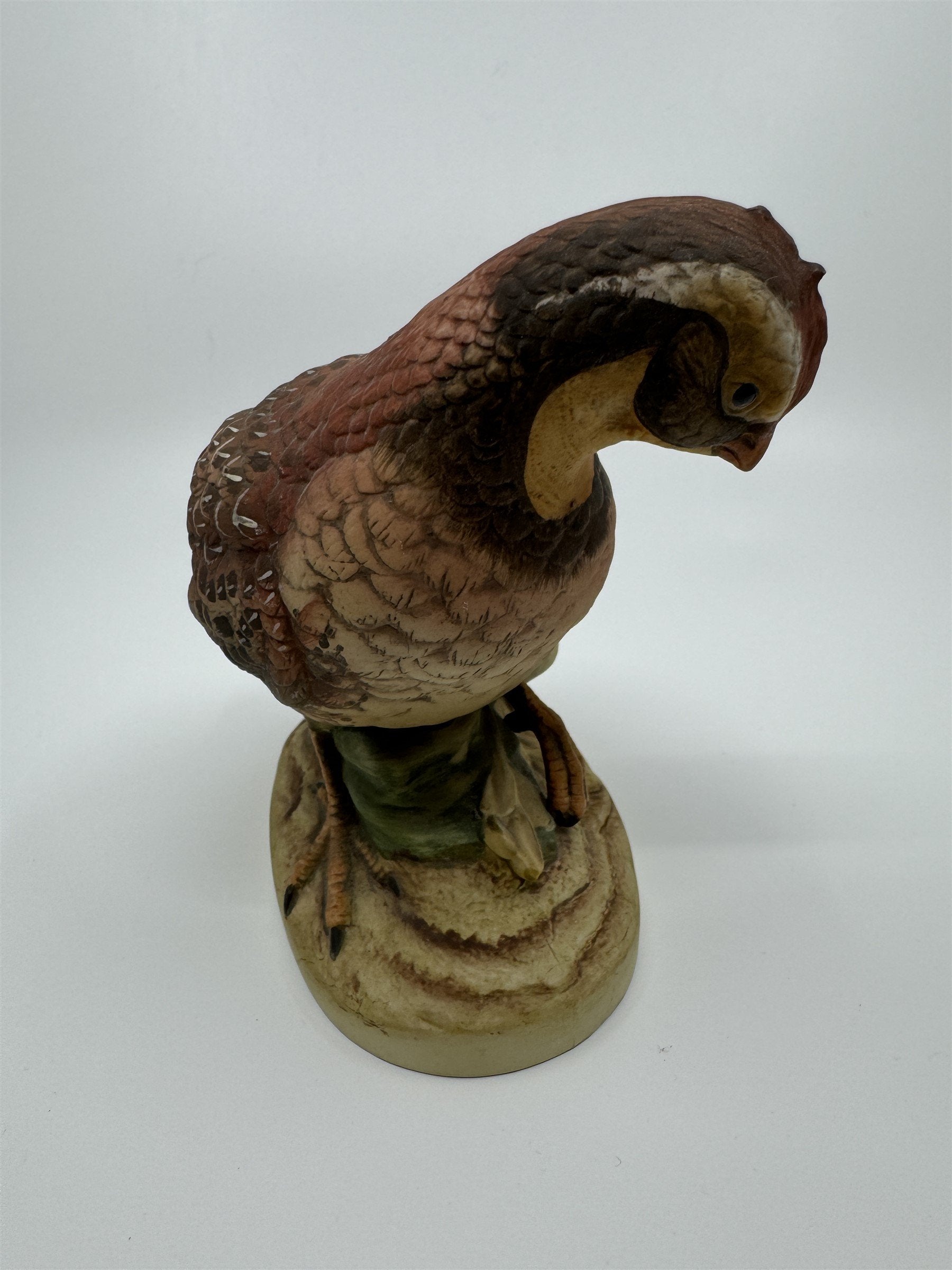 Vintage Andrea by Sadek Bisque Porcelain Bob White Figurine Birds Made In Japan