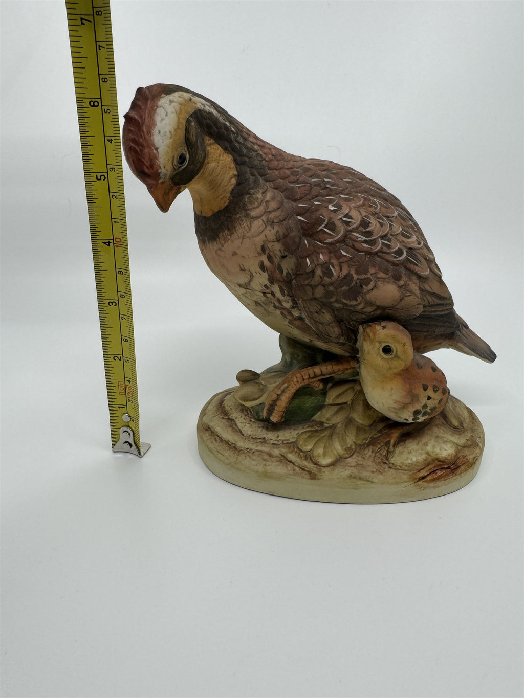 Vintage Andrea by Sadek Bisque Porcelain Bob White Figurine Birds Made In Japan