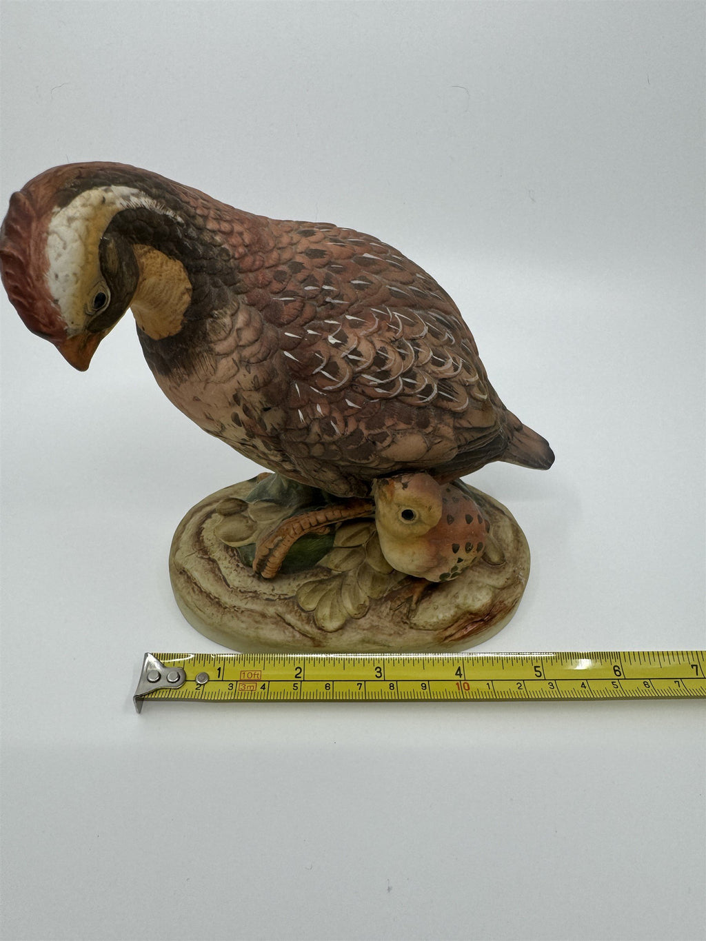 Vintage Andrea by Sadek Bisque Porcelain Bob White Figurine Birds Made In Japan