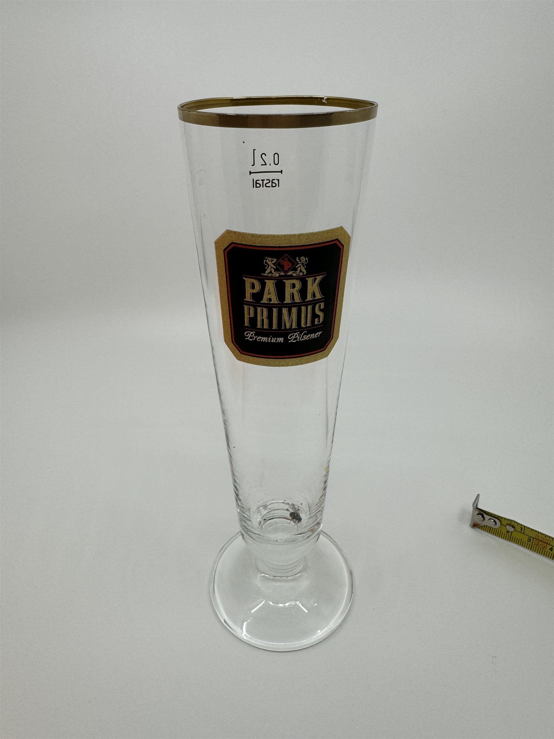 Vintage Park Primus Stemmed Pilsner Glass 0.2L Rastal Gold Embellishment Trim