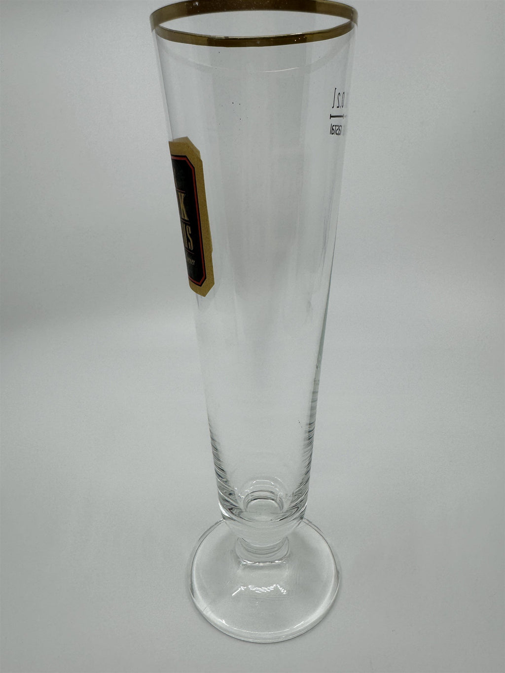 Vintage Park Primus Stemmed Pilsner Glass 0.2L Rastal Gold Embellishment Trim