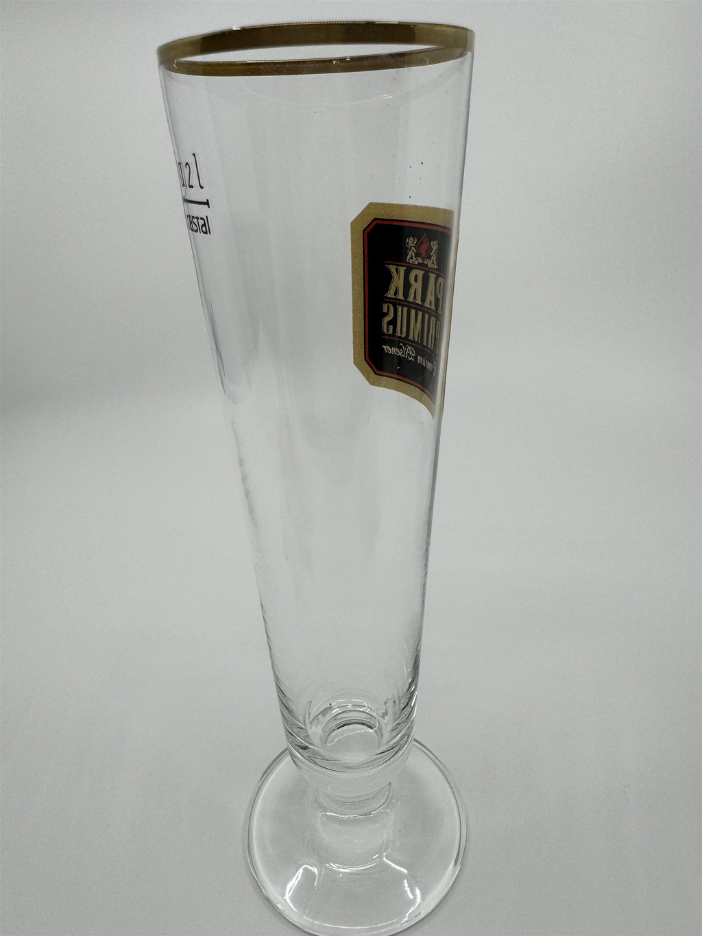 Vintage Park Primus Stemmed Pilsner Glass 0.2L Rastal Gold Embellishment Trim