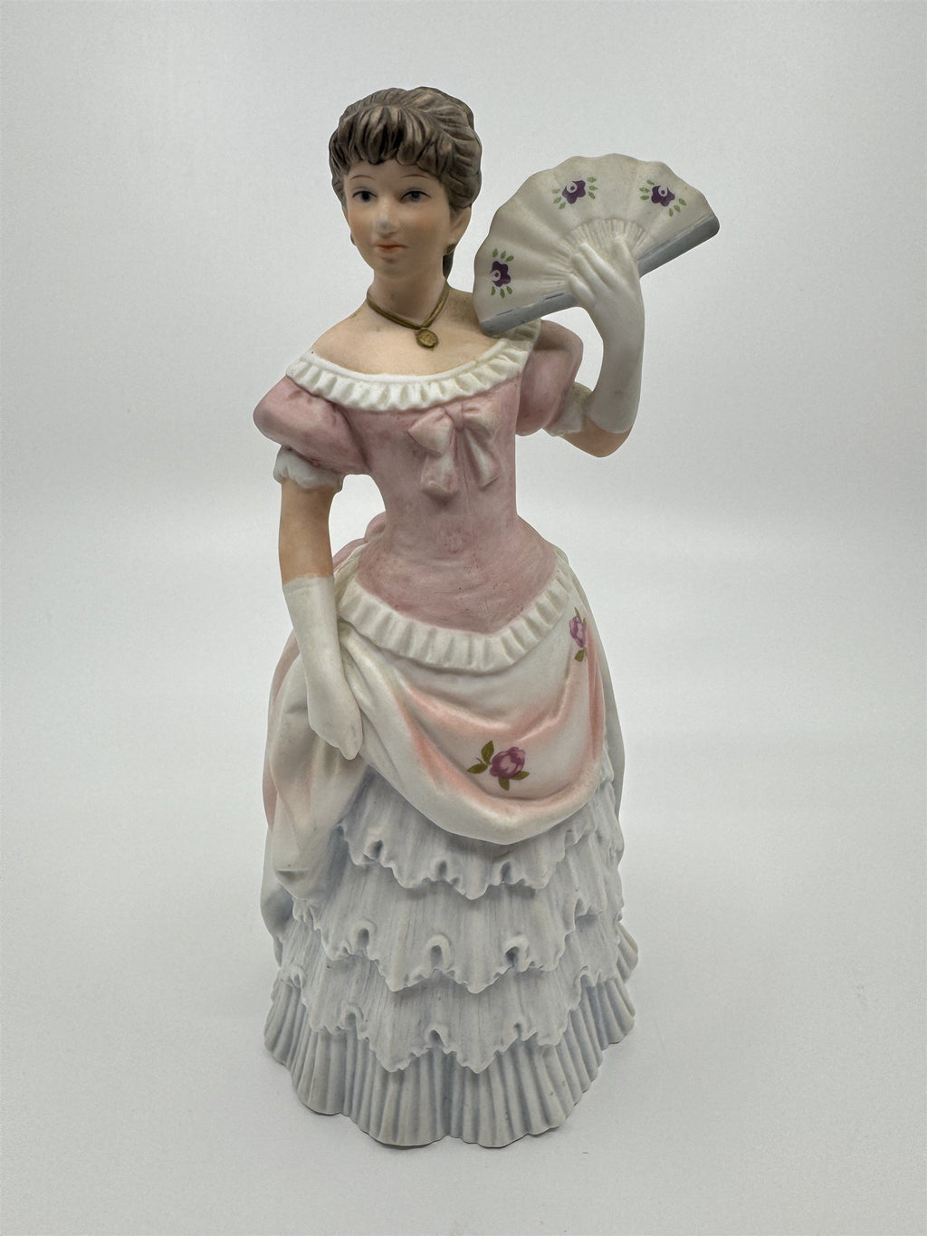 HOMCO Porcelain Victorian Lady 8" Figurine Shall We Dance Home Interiors #1421