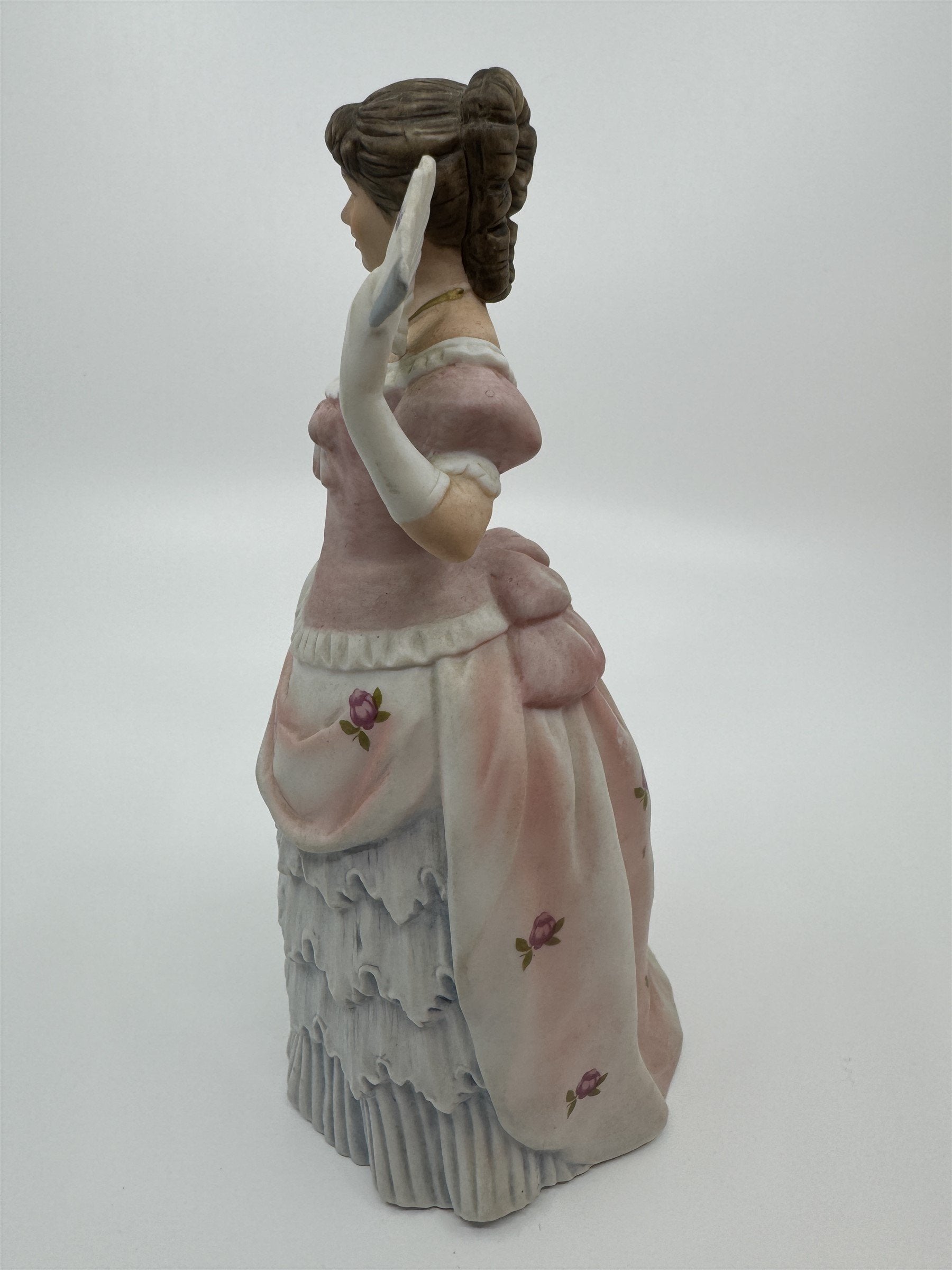 HOMCO Porcelain Victorian Lady 8" Figurine Shall We Dance Home Interiors #1421