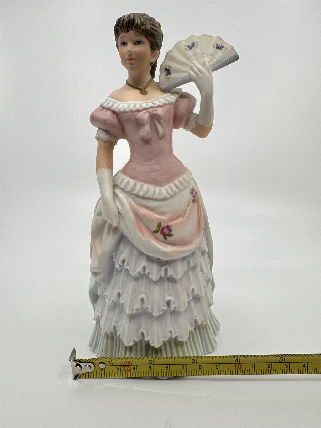 HOMCO Porcelain Victorian Lady 8" Figurine Shall We Dance Home Interiors #1421