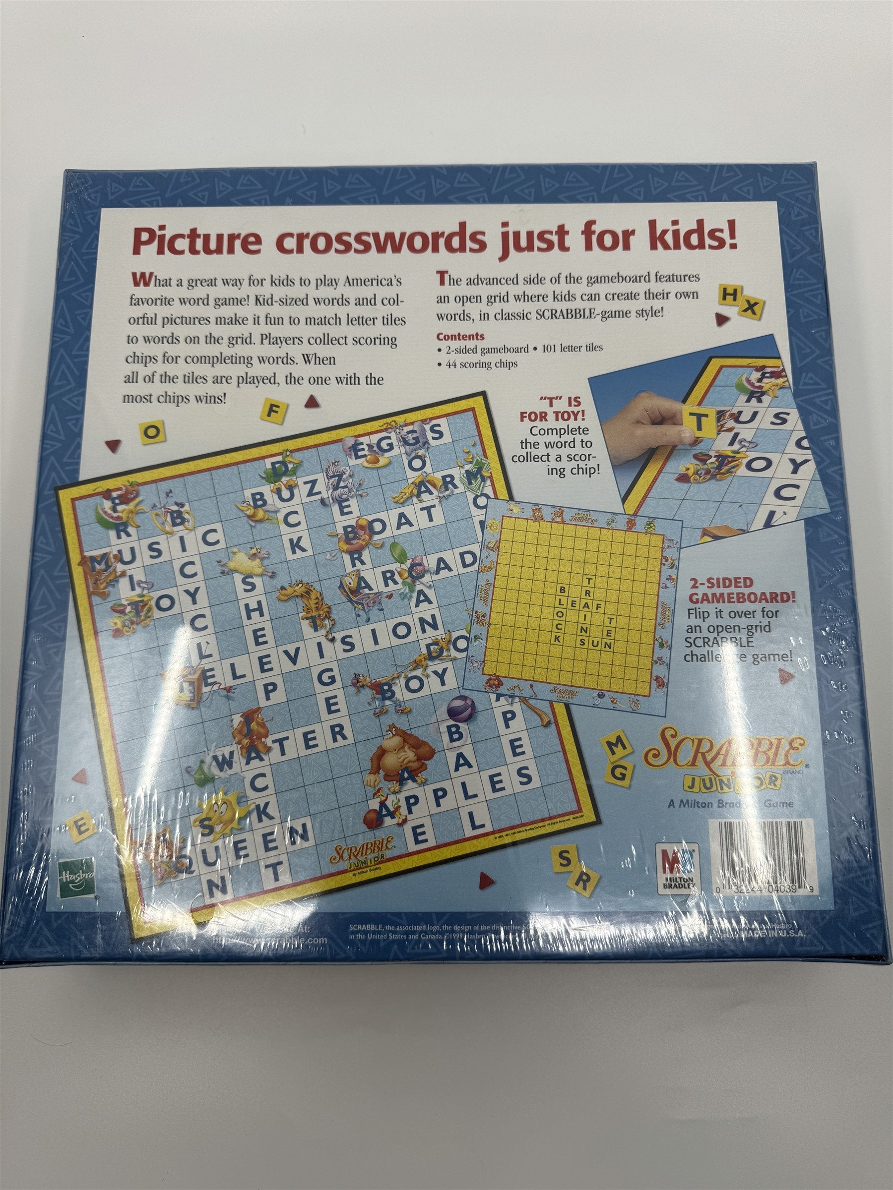 Vintage 1999 Scrabble Junior for Kids Ages 5+ Sealed