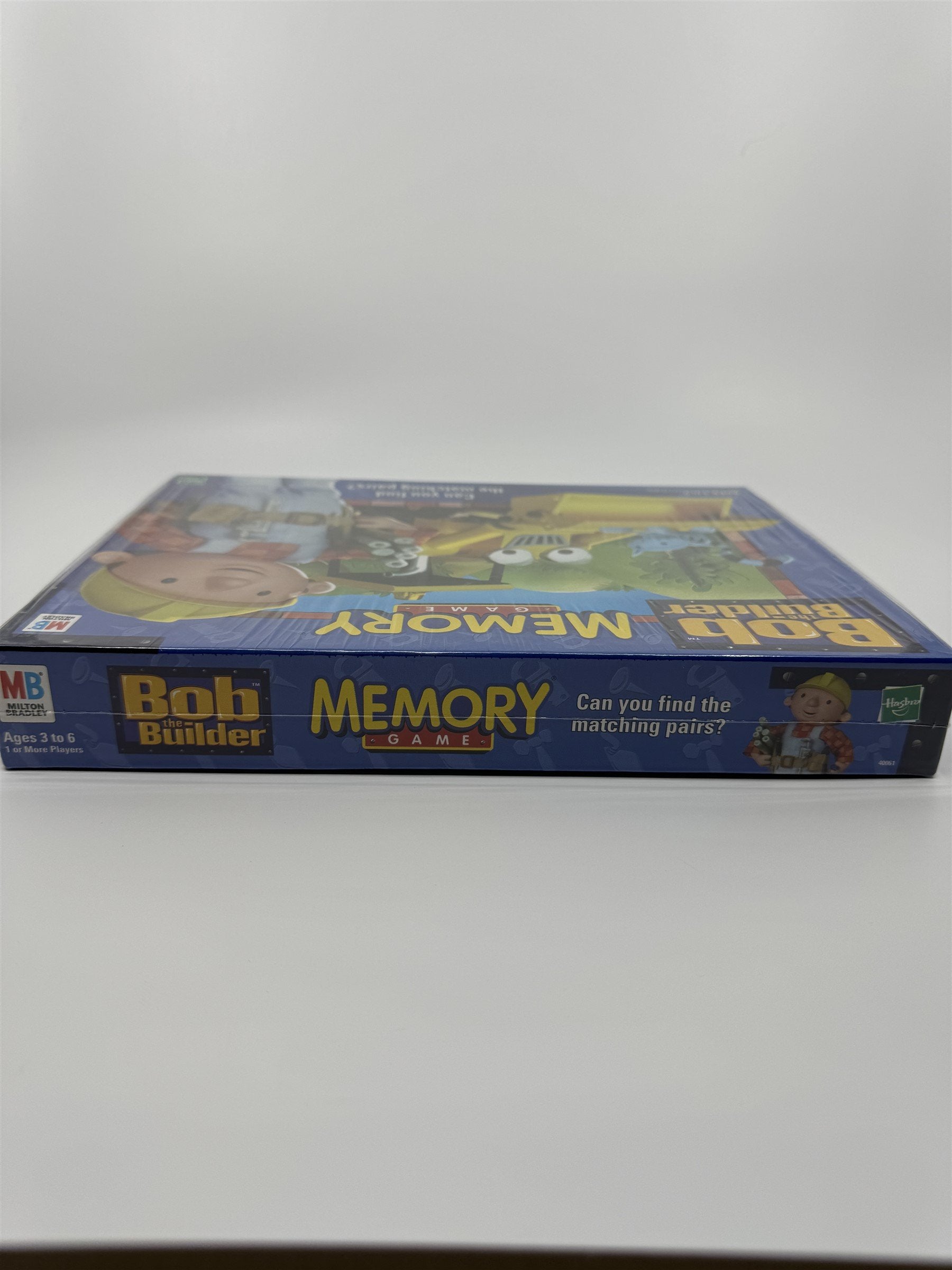 Vintage Bob the Builder Memory Game Children's TV Show Milton Bradley 2001 NIB