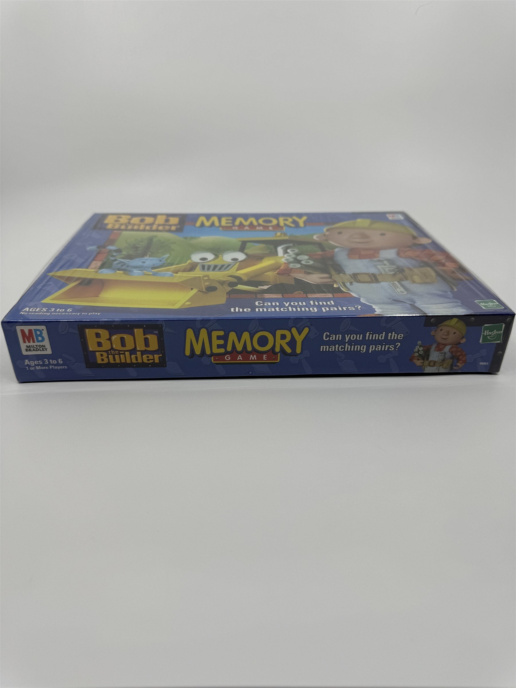 Vintage Bob the Builder Memory Game Children's TV Show Milton Bradley 2001 NIB