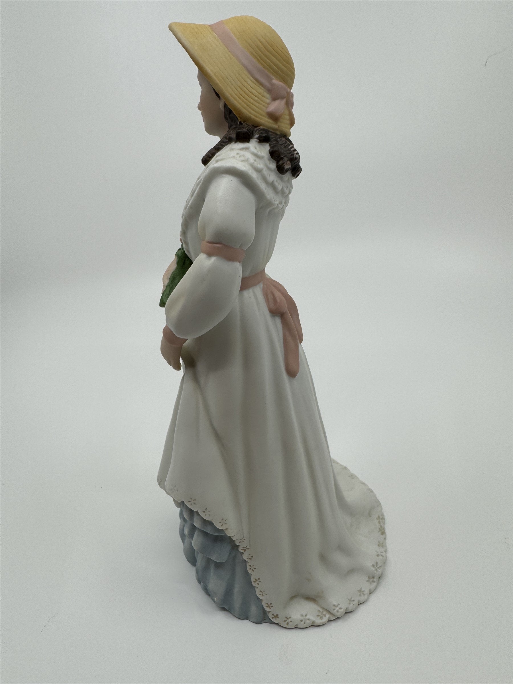 Homco Home Interiors Victorian Lady Woman Figurine Charlotte Rose #1468 Easter