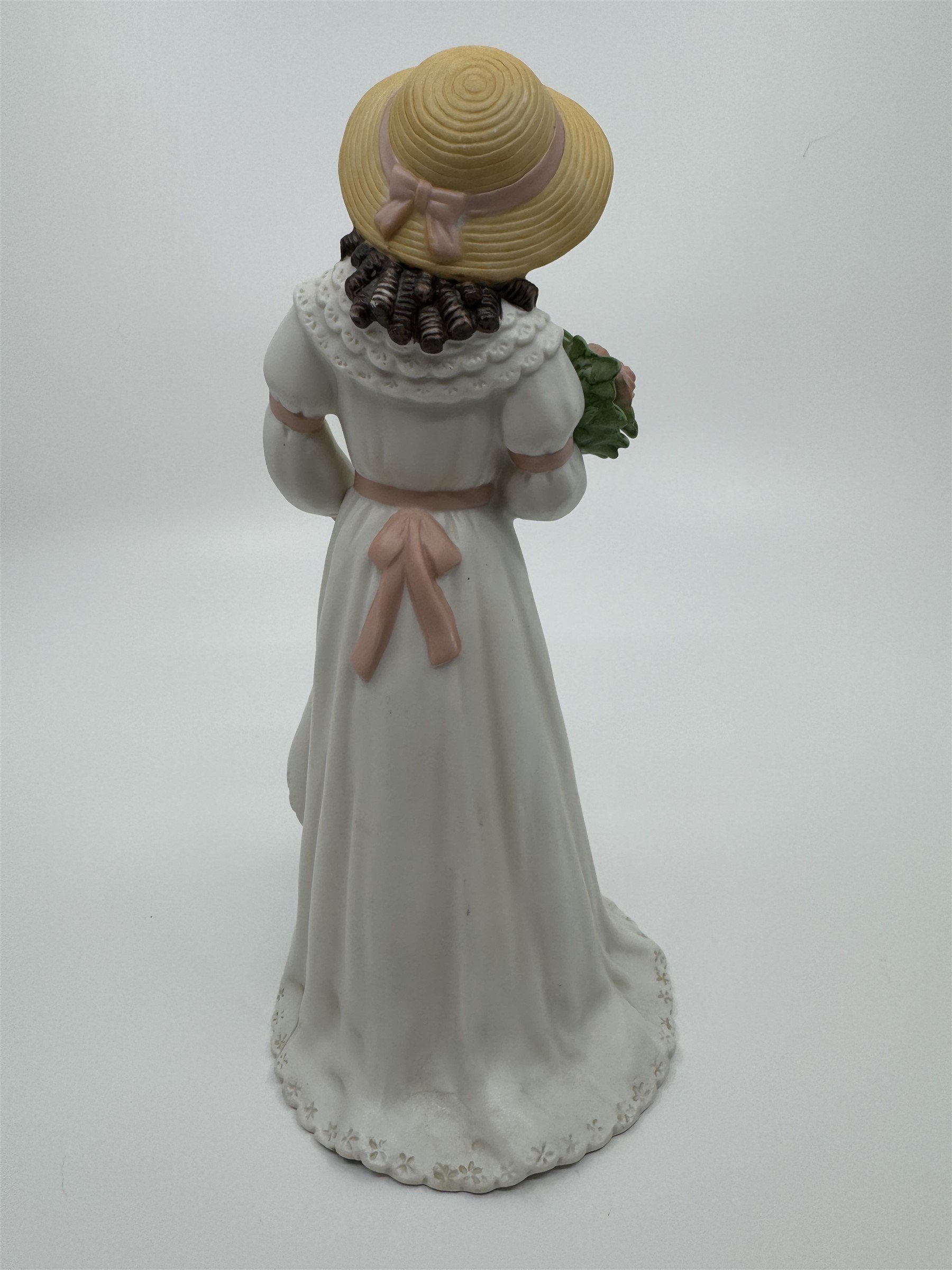 Homco Home Interiors Victorian Lady Woman Figurine Charlotte Rose #1468 Easter
