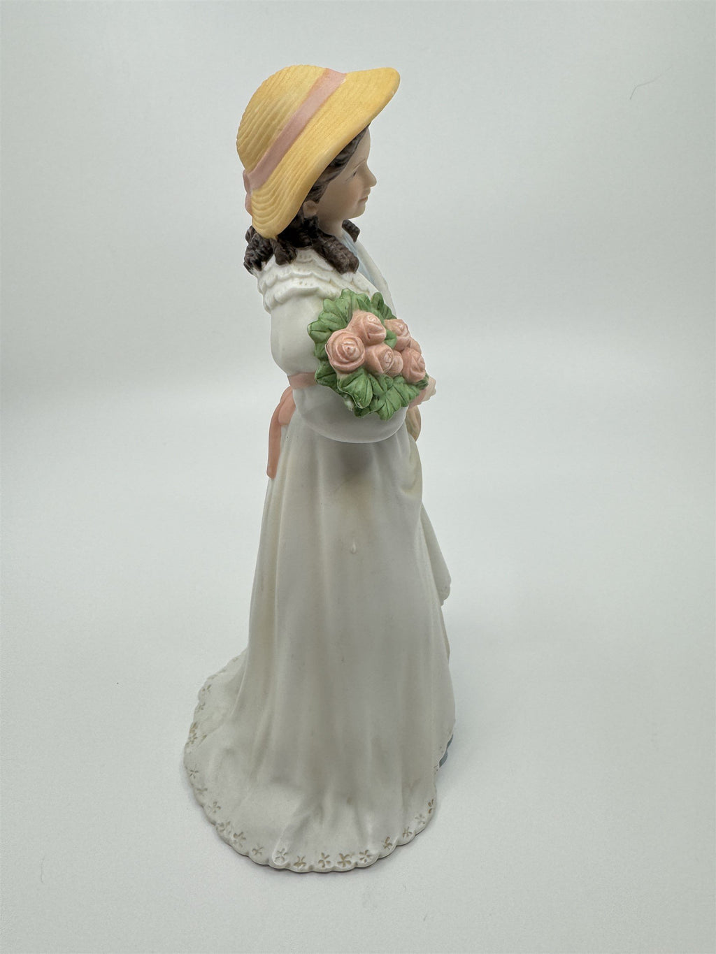 Homco Home Interiors Victorian Lady Woman Figurine Charlotte Rose #1468 Easter