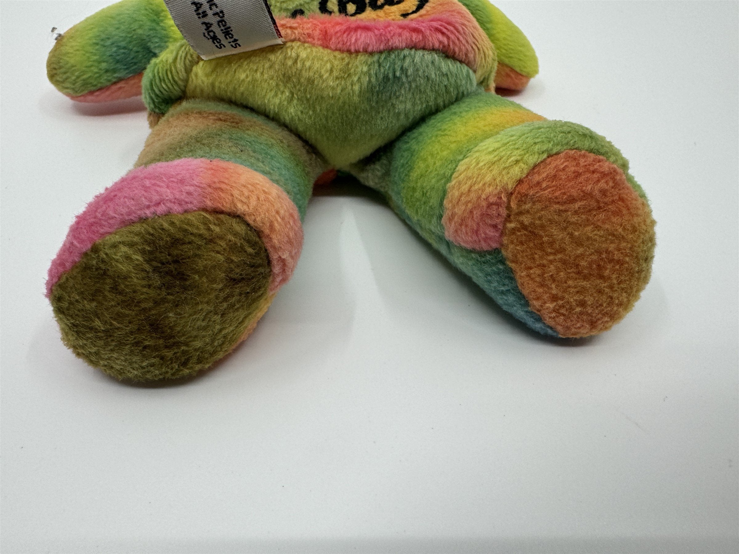 2001 Tie Dye San Francisco California Bear Plush Stuffed Animal Symbolz City By