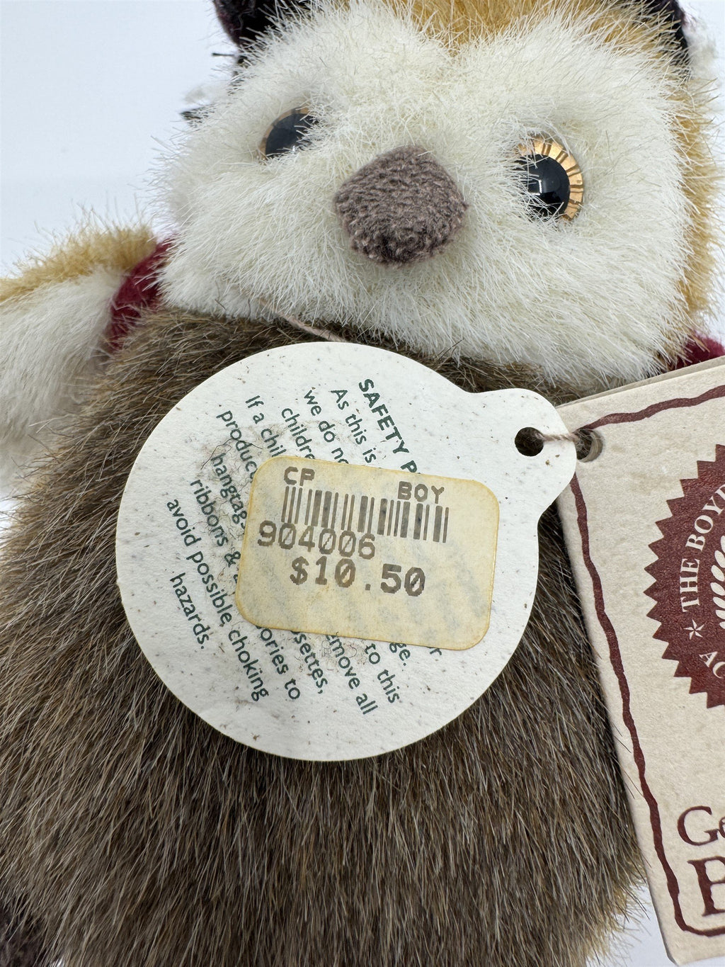 Gen-Yoo-Wine Boyds Owl with Hat Backpack Plush Lester McHootle 904006 Gettysburg