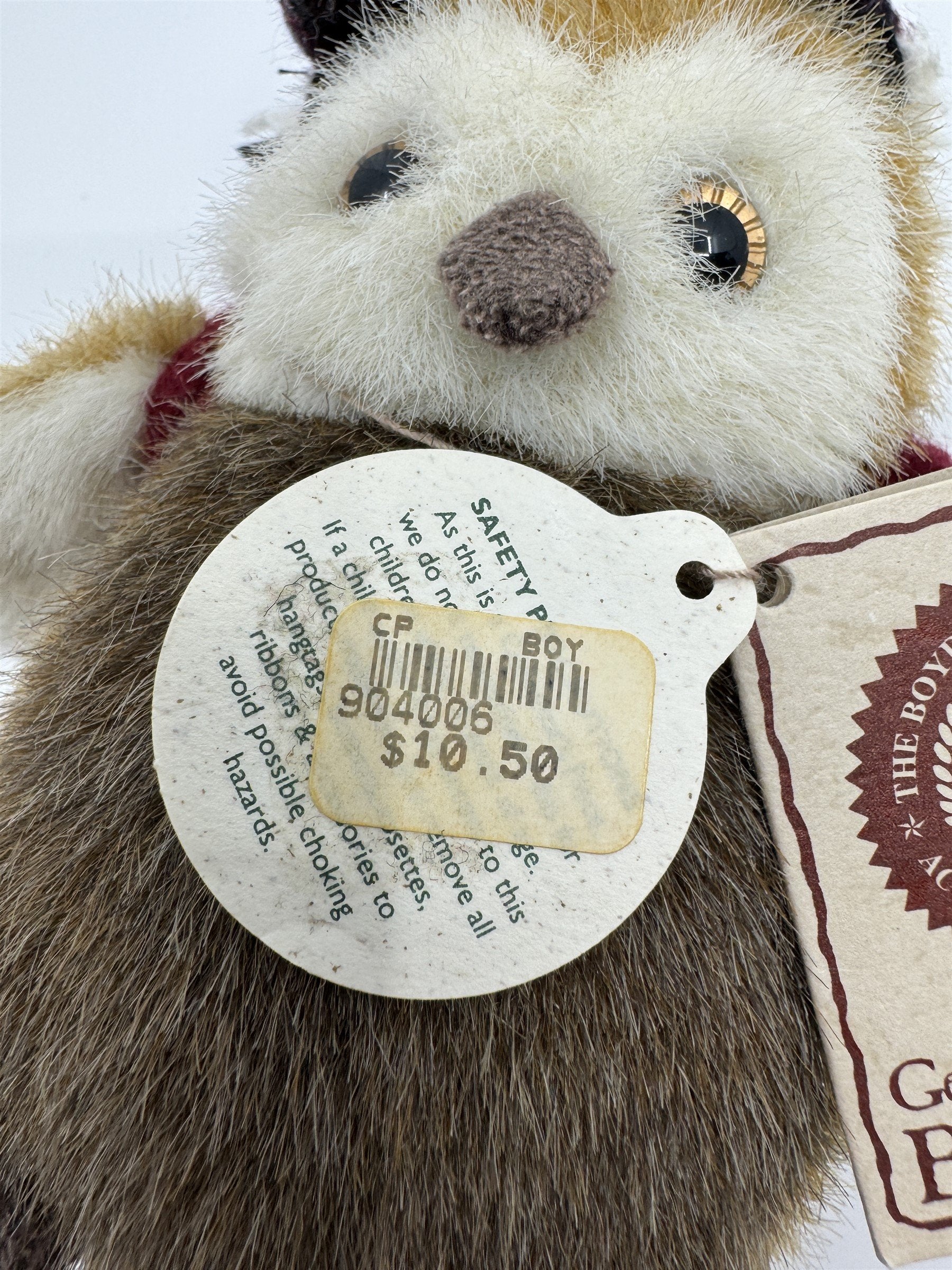 Gen-Yoo-Wine Boyds Owl with Hat Backpack Plush Lester McHootle 904006 Gettysburg