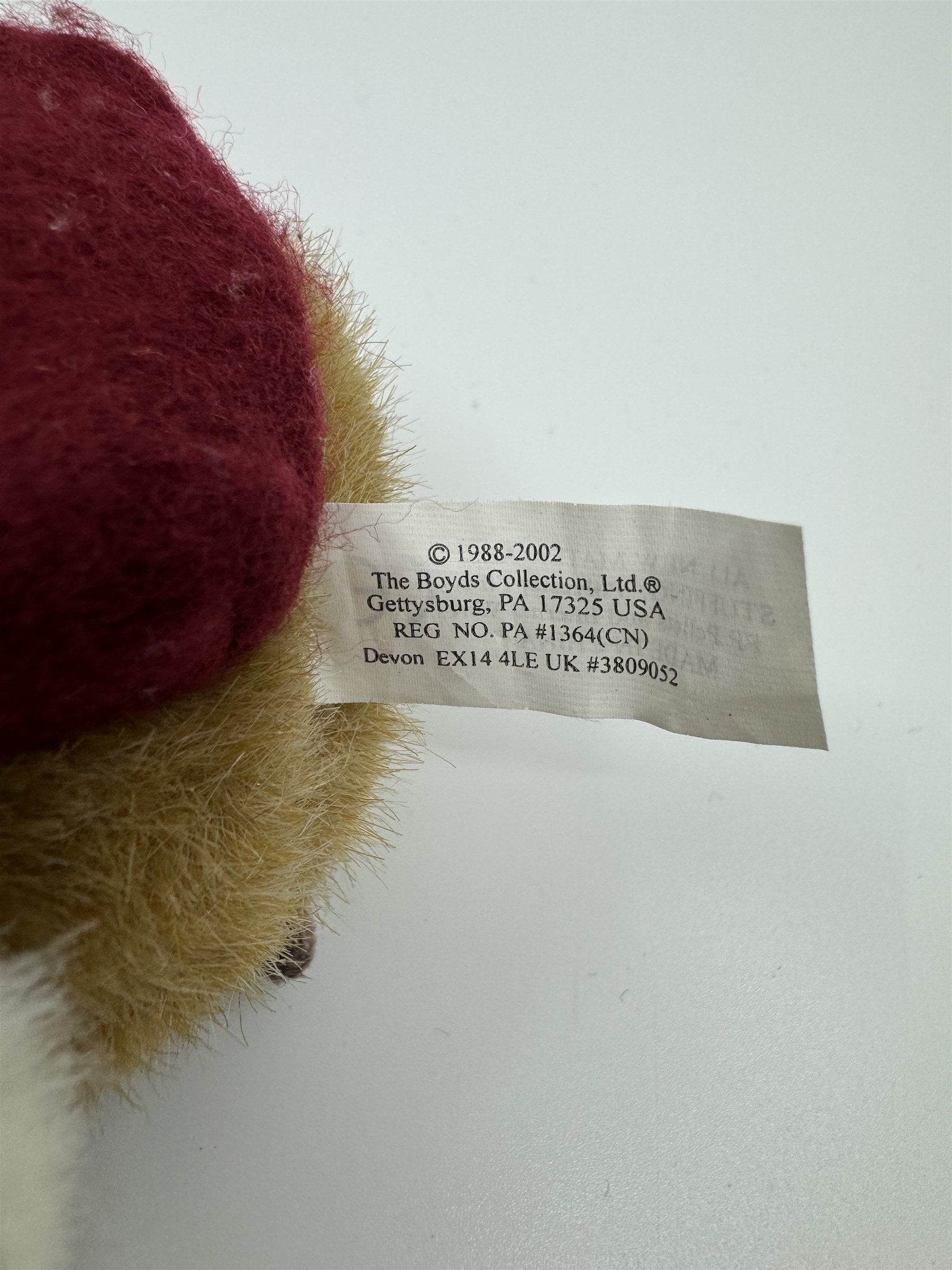 Gen-Yoo-Wine Boyds Owl with Hat Backpack Plush Lester McHootle 904006 Gettysburg